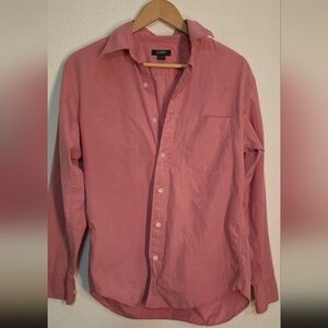 J. Crew Women's Casual Rose Button-Down Shirt